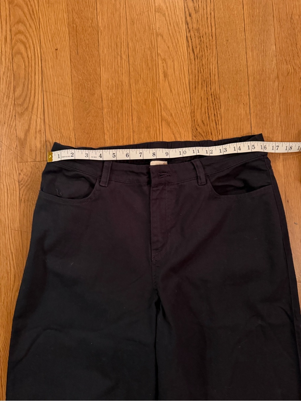 NWT Pact Organic Stretch Twill Wide Leg Pant - Picture 7 of 10